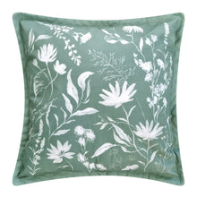 Load image into Gallery viewer, Florence Cushion 50x50cm Forest & Ivory