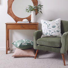 Load image into Gallery viewer, Florence Cushion 50x50cm Forest & Ivory