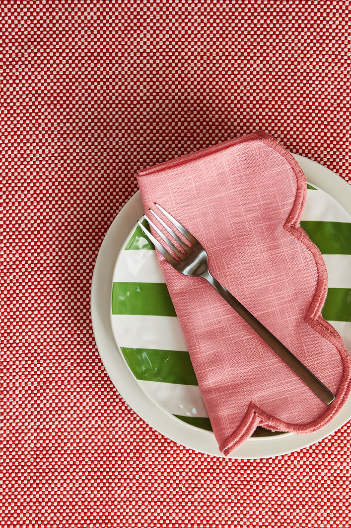 Heureuse Table Runner 180x40x0.2cm Red