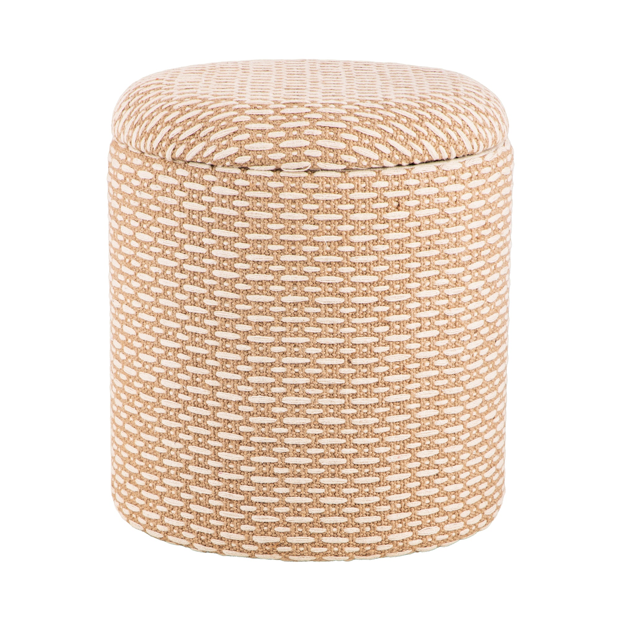 Renee Storage Ottoman 40x40x45cm Natural