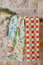 Load image into Gallery viewer, Australian Bird Christmas Tea Towel 2pk 50x70x1.5cm Green Multi;