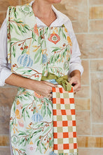 Load image into Gallery viewer, Australian Bird Christmas Tea Towel 2pk 50x70x1.5cm Green Multi;