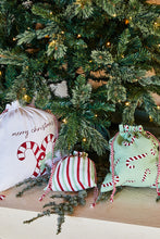 Load image into Gallery viewer, Candy Cane Gift Bags 3pk 60x80x1.5cm Mint & White Multi