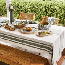 Load image into Gallery viewer, Kaileb Tablecloth 150x250cm Forest & Ivory