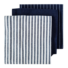 Load image into Gallery viewer, Katerina Tea Towel 3Pk 50x70cm Navy