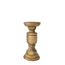 Load image into Gallery viewer, Kenn Christmas Candle Holder Small 12x12x20cm Natural