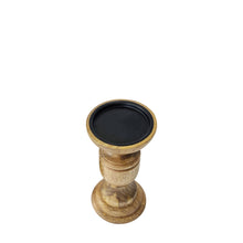 Load image into Gallery viewer, Kenn Christmas Candle Holder Small 12x12x20cm Natural