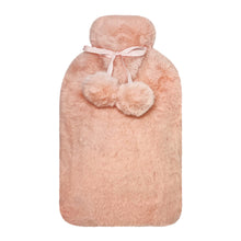 Load image into Gallery viewer, Layla Faux Fur Hotwater Bottle 37x22cm Soft Pink
