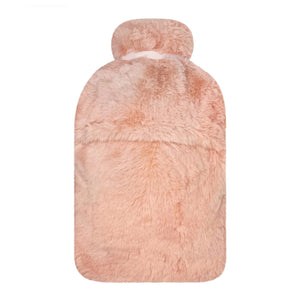 Layla Faux Fur Hotwater Bottle 37x22cm Soft Pink