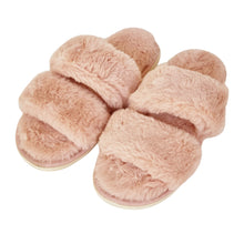 Load image into Gallery viewer, Layla Faux Fur Slipper 37 S-M Soft Pink
