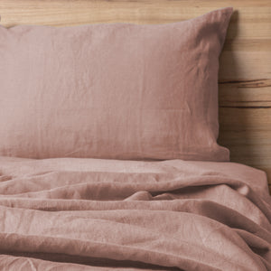 Linen Collection 2pk Pillowcases Blush