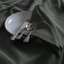 Load image into Gallery viewer, Linen Collection 4pk Napkins 50x50cm Charcoal