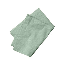Load image into Gallery viewer, Linen Collection 4pk Napkins 50x50cm Mint