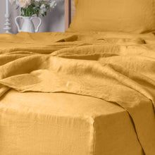 Load image into Gallery viewer, Linen Collection King Sheet Set Honey
