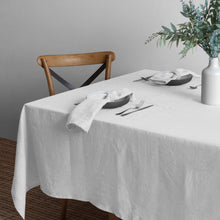 Load image into Gallery viewer, Linen Collection Tablecloth 150x270cm White