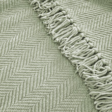Load image into Gallery viewer, Louie Throw 130x160cm Green Mist
