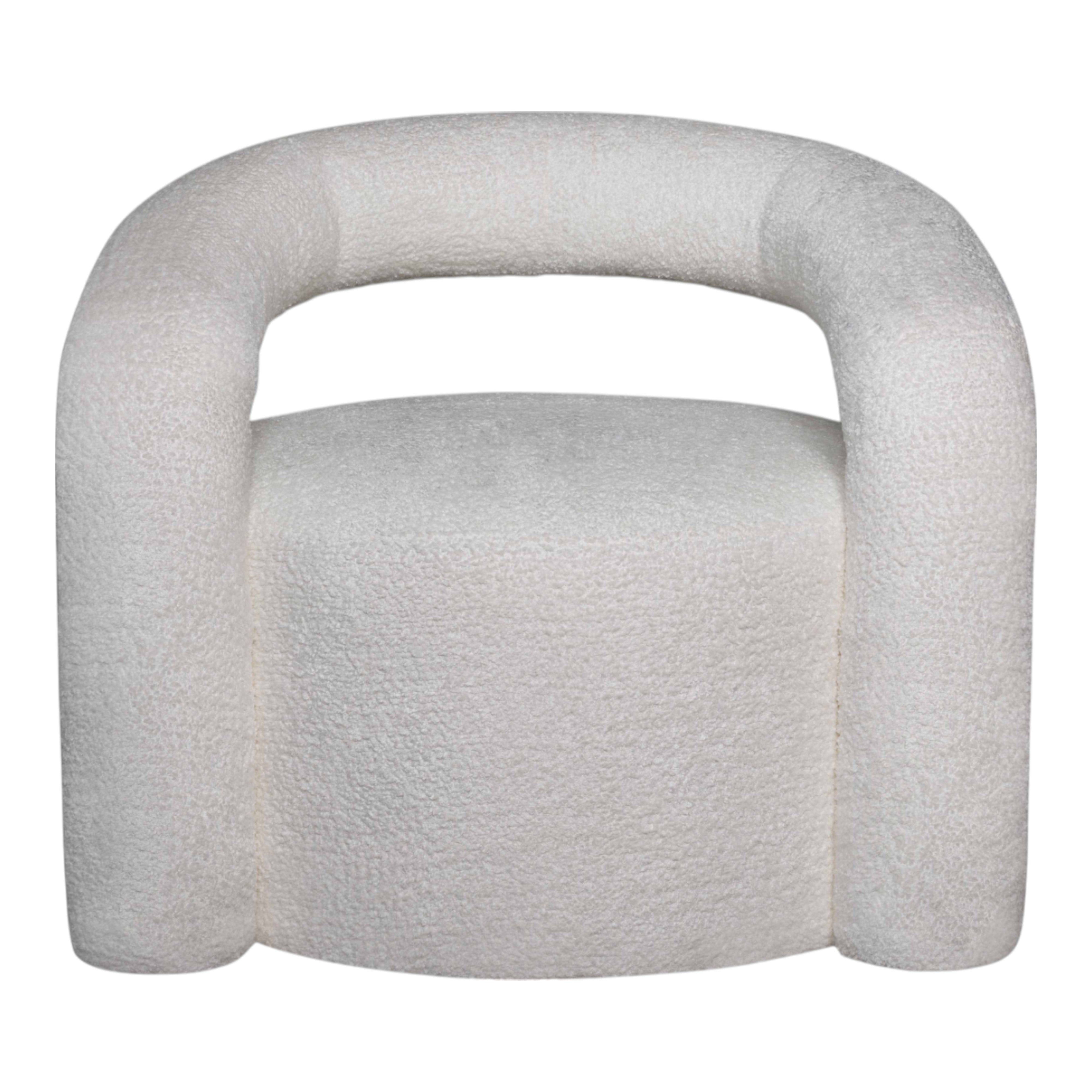 Lumen Boucle Occasional Chair 92x83x73cm Ivory
