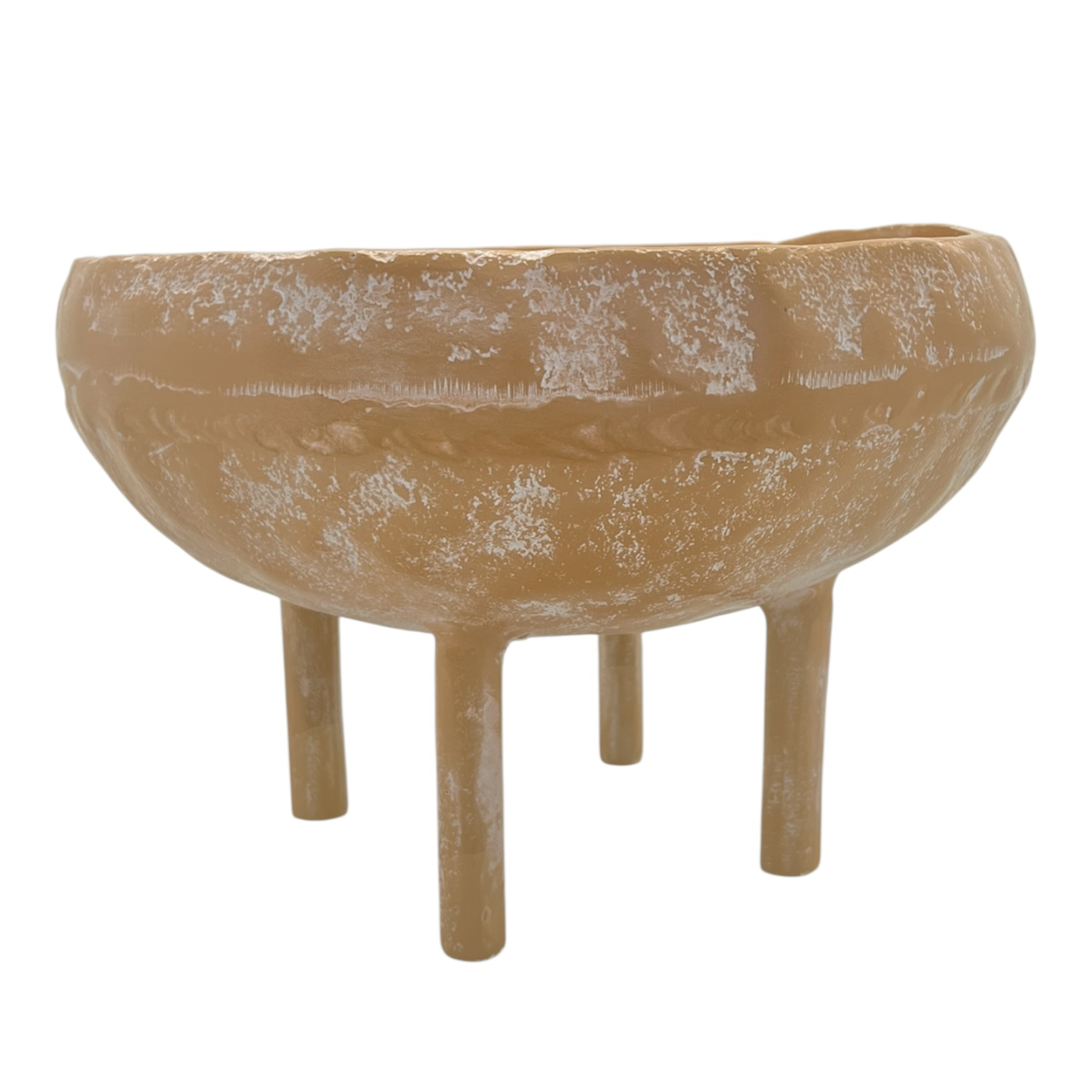 Mara Round Bowl with Legs 26x26x17cm Terracotta