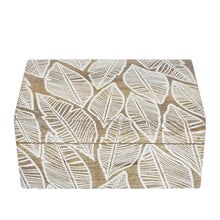 Load image into Gallery viewer, Maya Rectangle Trinket Box 10x15x7cm Natural