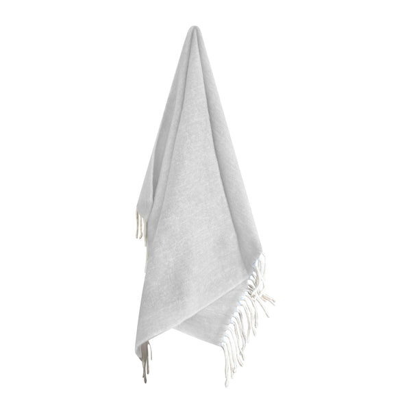 Michelle Faux Mohair Throw 130x170cm Grey