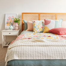 Load image into Gallery viewer, Millie Cushion 50x50cm Bubblegum & White Multi