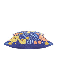 Load image into Gallery viewer, Millie Cushion 50x50cm Navy & Dusty Blue Multi