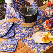 Load image into Gallery viewer, Millie Double Glove 17x82cm Dusty Blue Multi