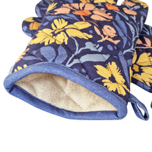 Load image into Gallery viewer, Millie Oven Mitt 2pk 19x35cm Dusty Blue Multi