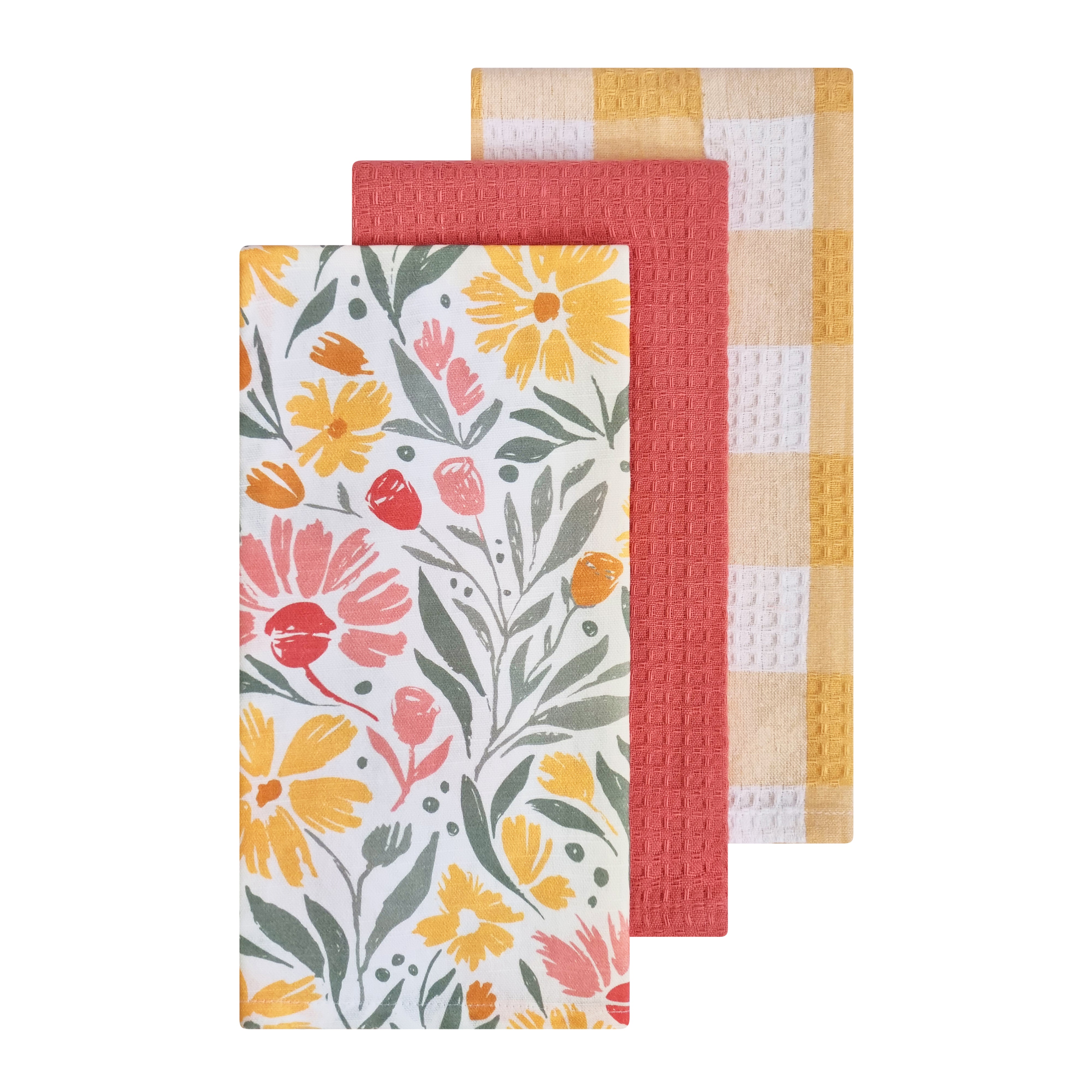 Millie Tea Towel 3pk Gift Box 50x70cm Bubblegum Multi