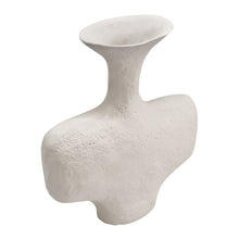 Load image into Gallery viewer, Moriah Irregular Vase Small 20x6.5x21cm White