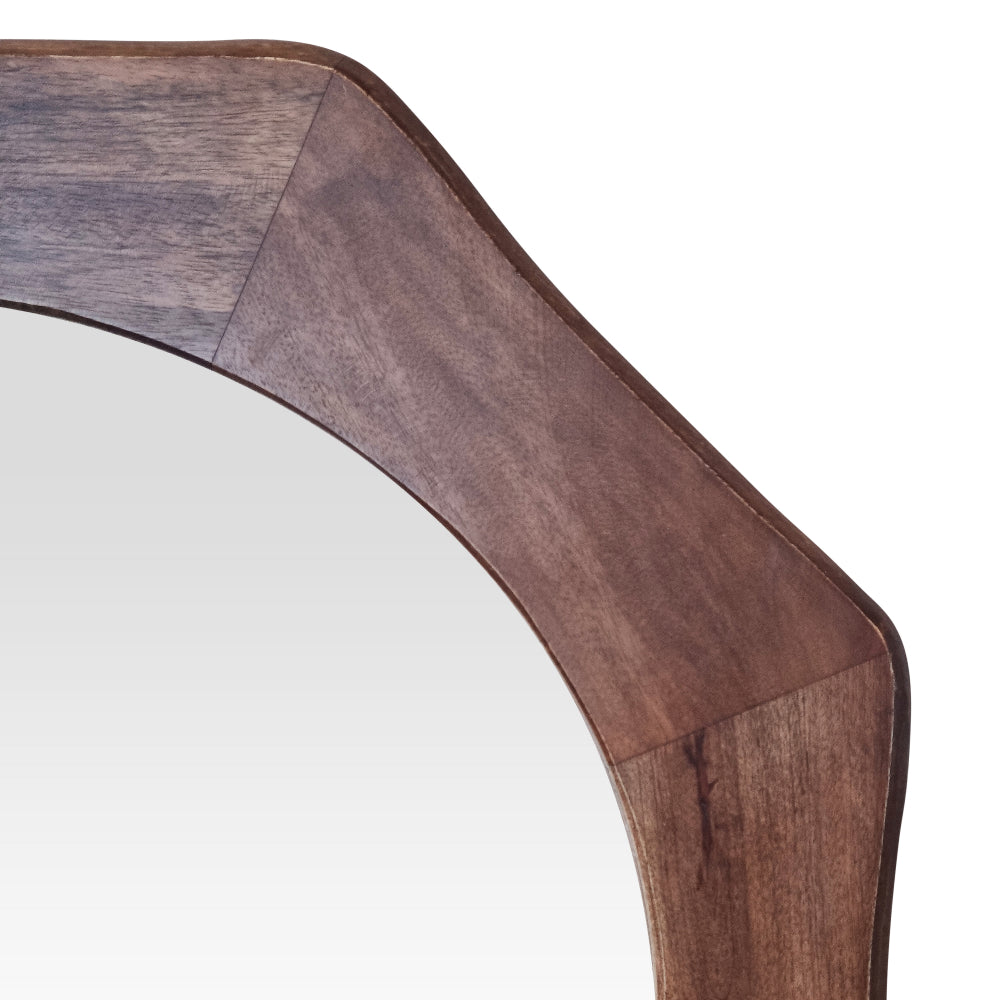 Nicole Mirror Round 80cm Natural