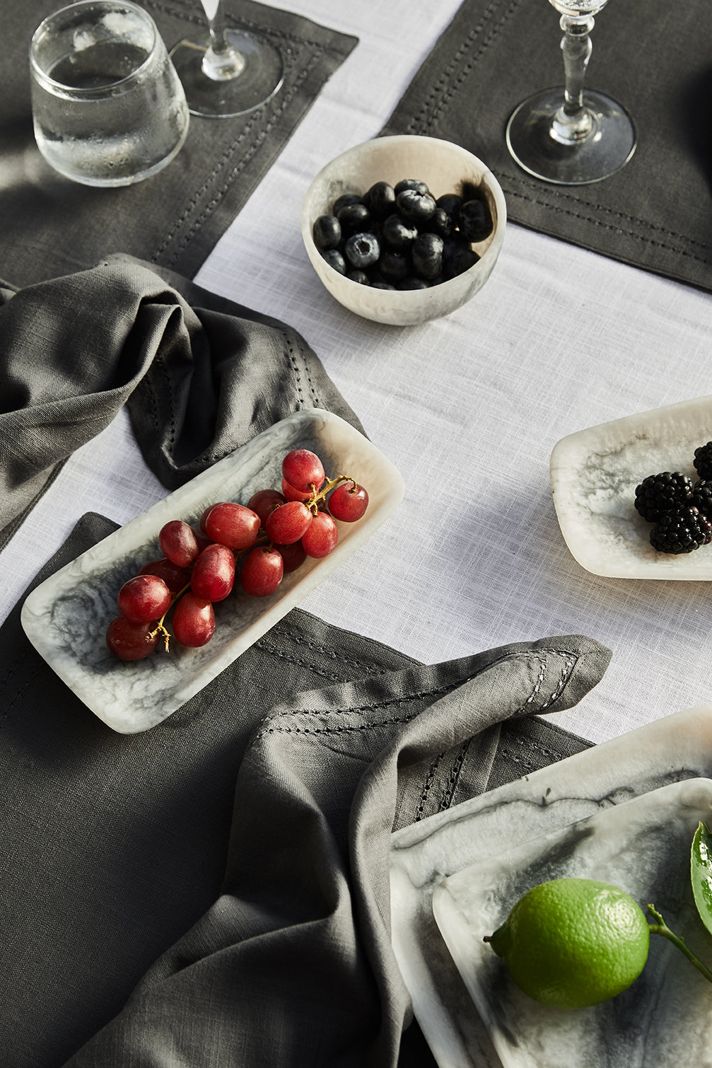 Orion Small Bowl 11x11x5cm Grey Stone Matt