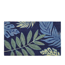 Load image into Gallery viewer, PVC Backed Coir Mat 45x75cm Tropical Leaves
