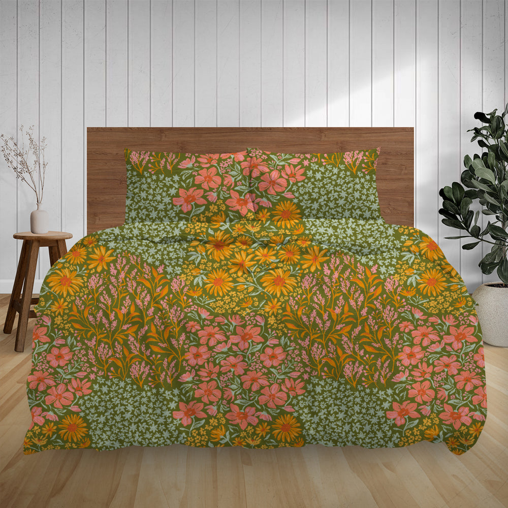 Printed Flannelette Sheet Set Queen Sketchbook; ETA Early June CDSI