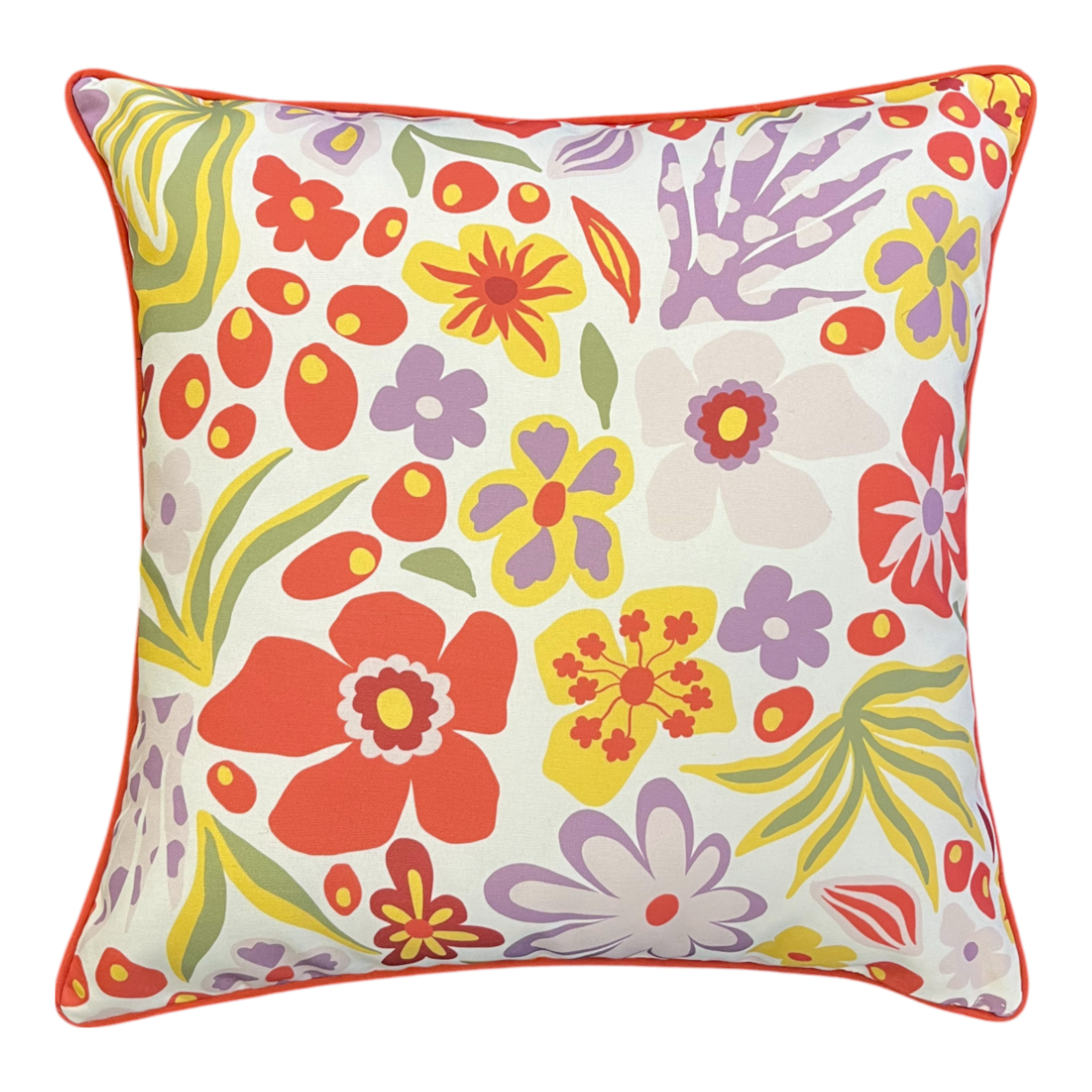 Radiance Outdoor Cushion 50x50x12cm Coral Multi