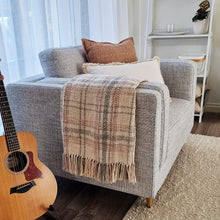 Load image into Gallery viewer, Rhiannon Throw 130x160cm Grey Beige Multi