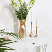 Load image into Gallery viewer, Safiya Candle Holder Large 8.5x8.5x27cm Gold