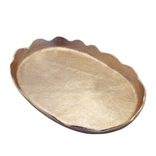 Load image into Gallery viewer, Safiya Oval Tray 40x28x4cm Gold