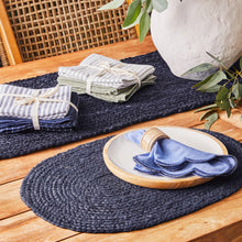 Load image into Gallery viewer, Sally Napkin 4pk 45x45cm Dusty Blue