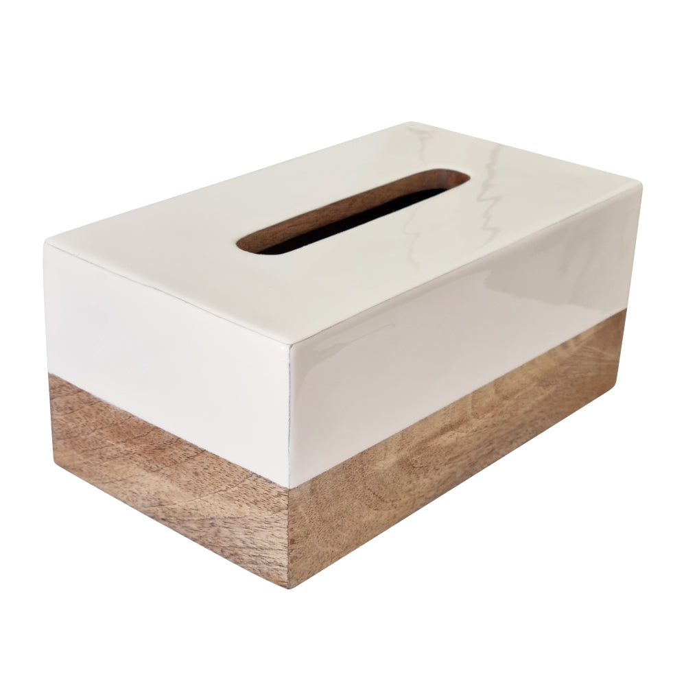 Shirley Tissue Box Cover Rectangle 13.5x26x12cm Natural