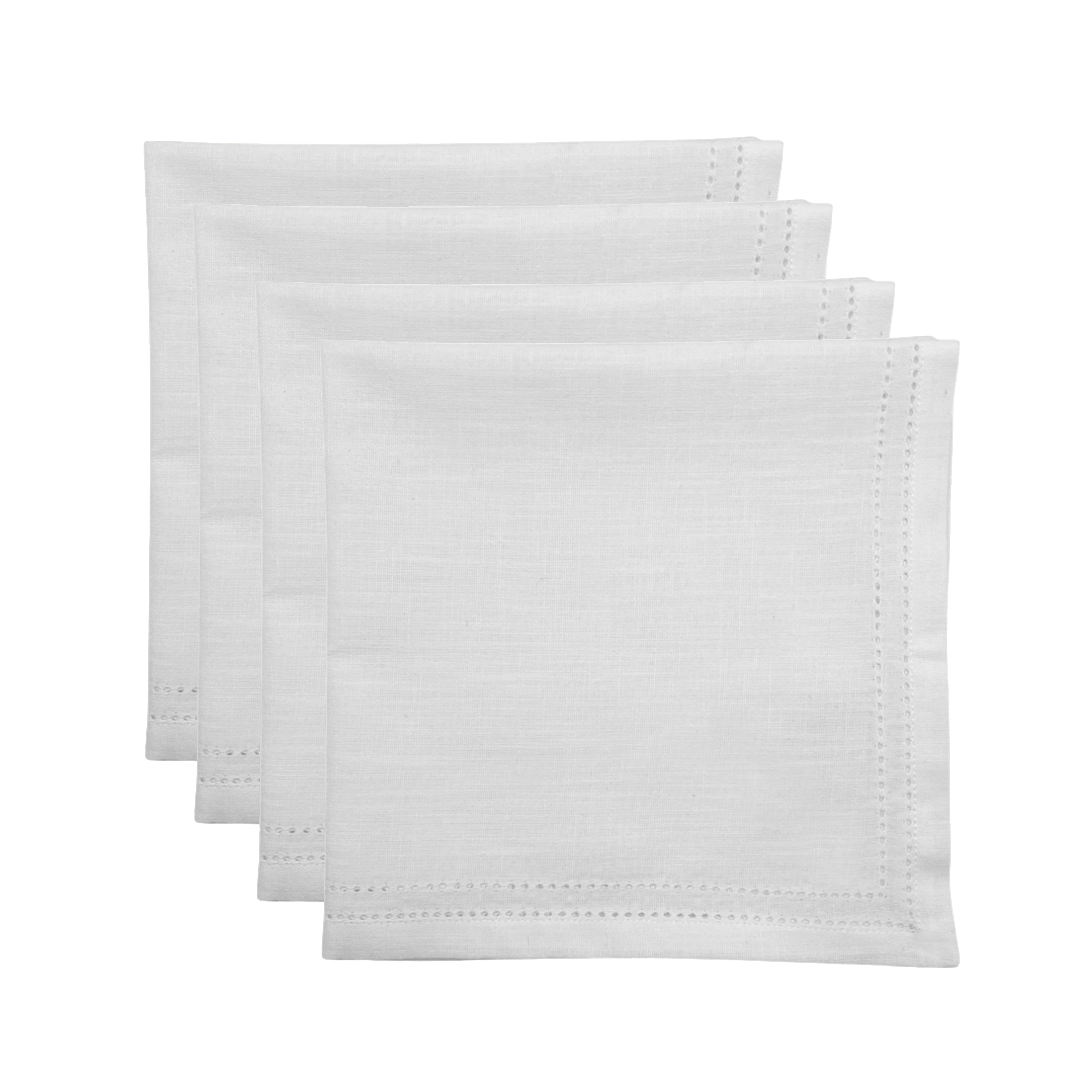 Simon Napkin set of 4 45x45x0.2cm White