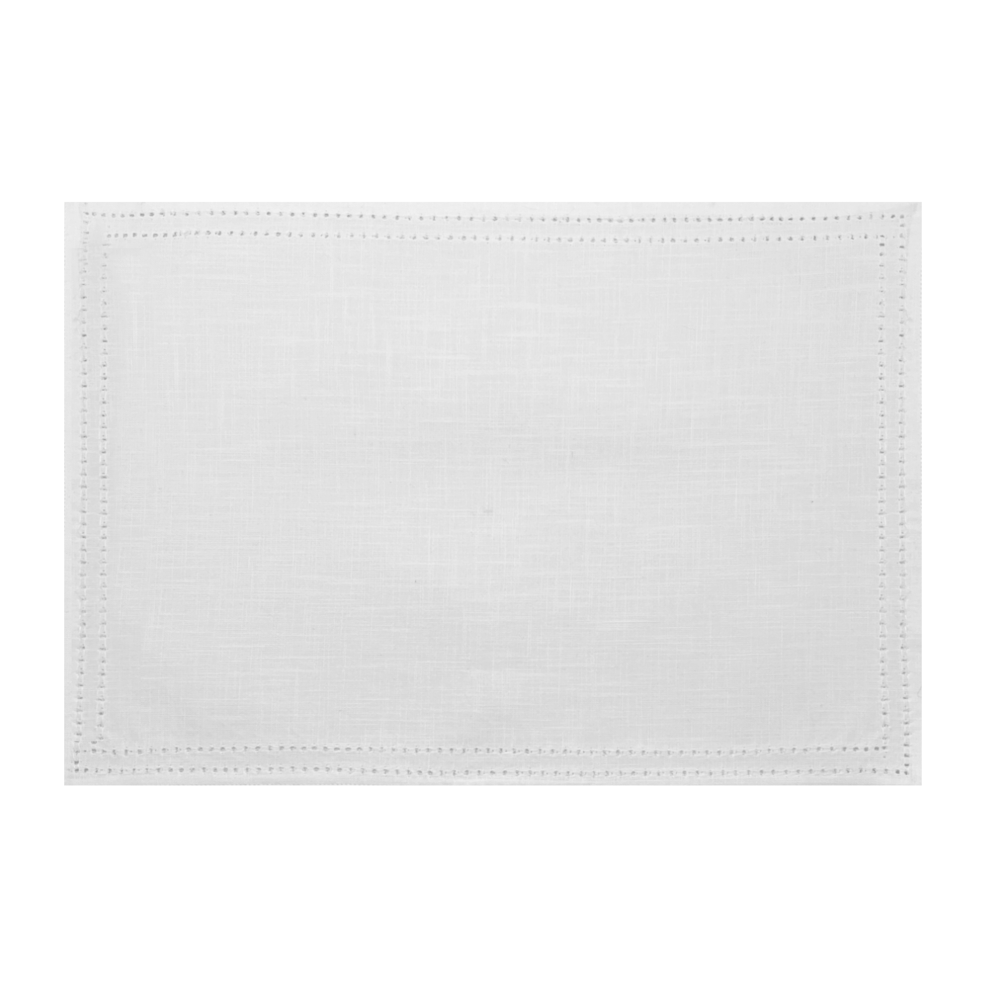 Simon Placemat Set of 4 33x48x0.2cm White