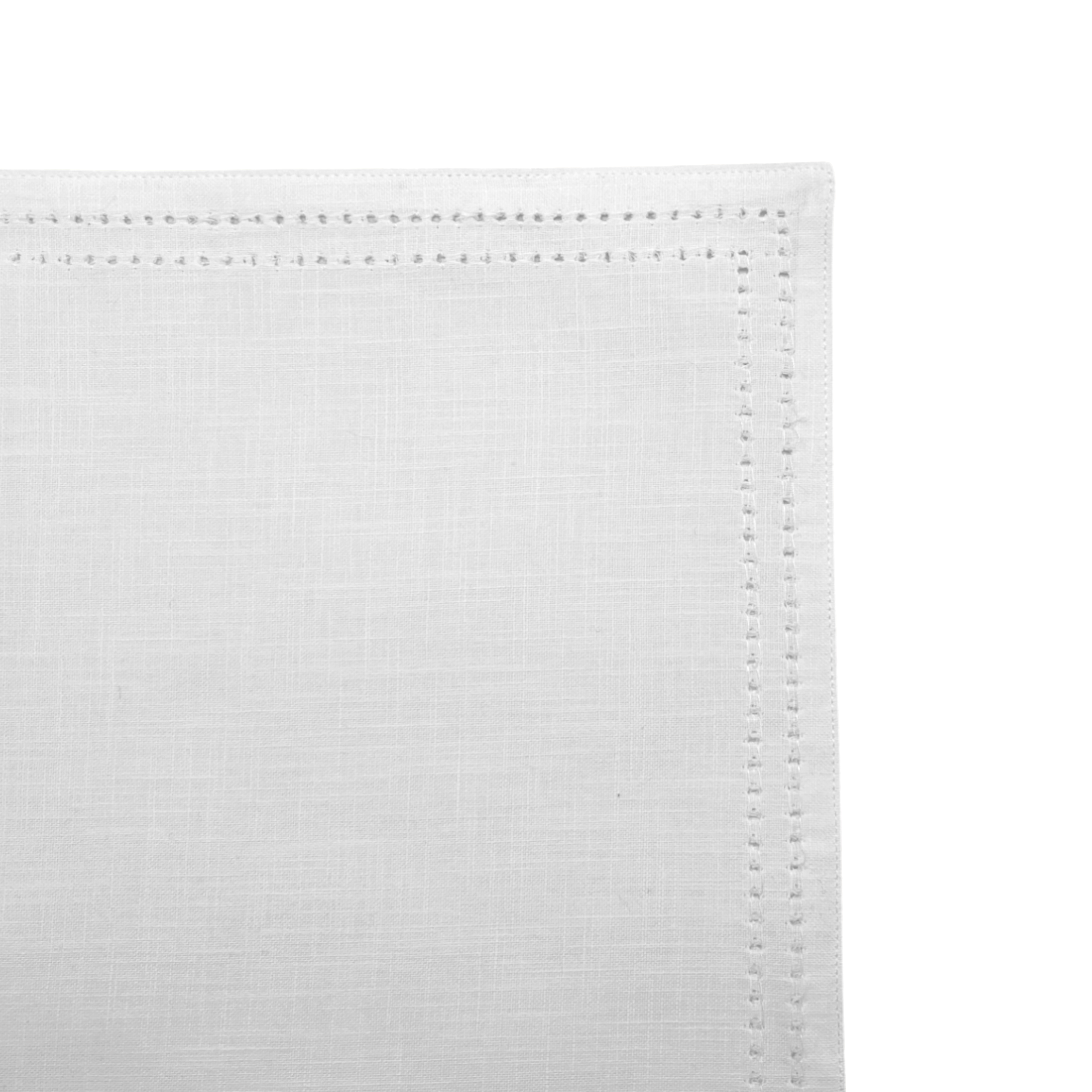 Simon Placemat Set of 4 33x48x0.2cm White
