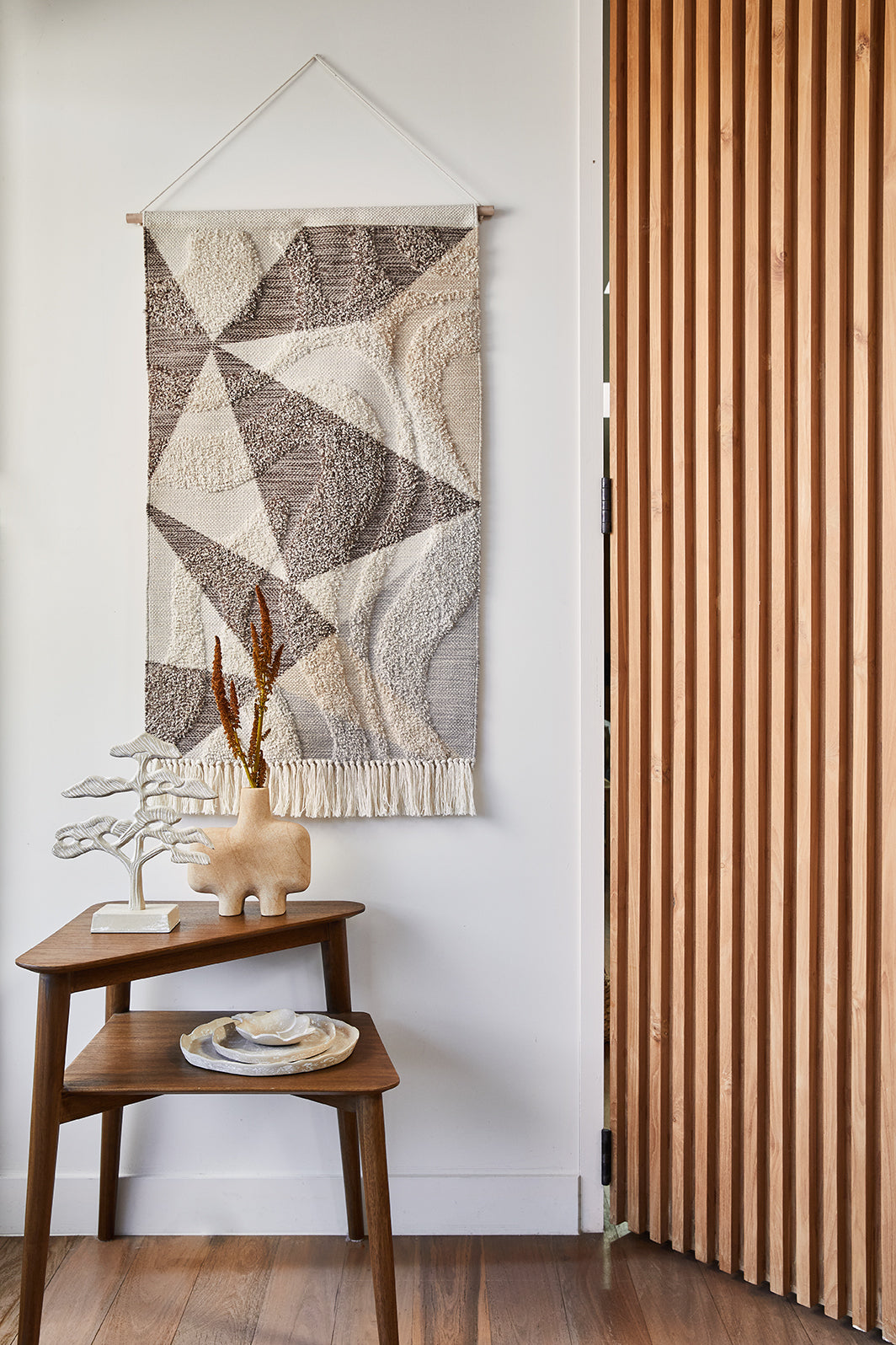 Solana Wall Tapestry 62x100x1cm Brown Multi