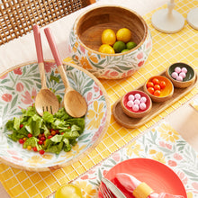 Load image into Gallery viewer, Stella Salad Servers 30x7cm Bubblegum & Natural