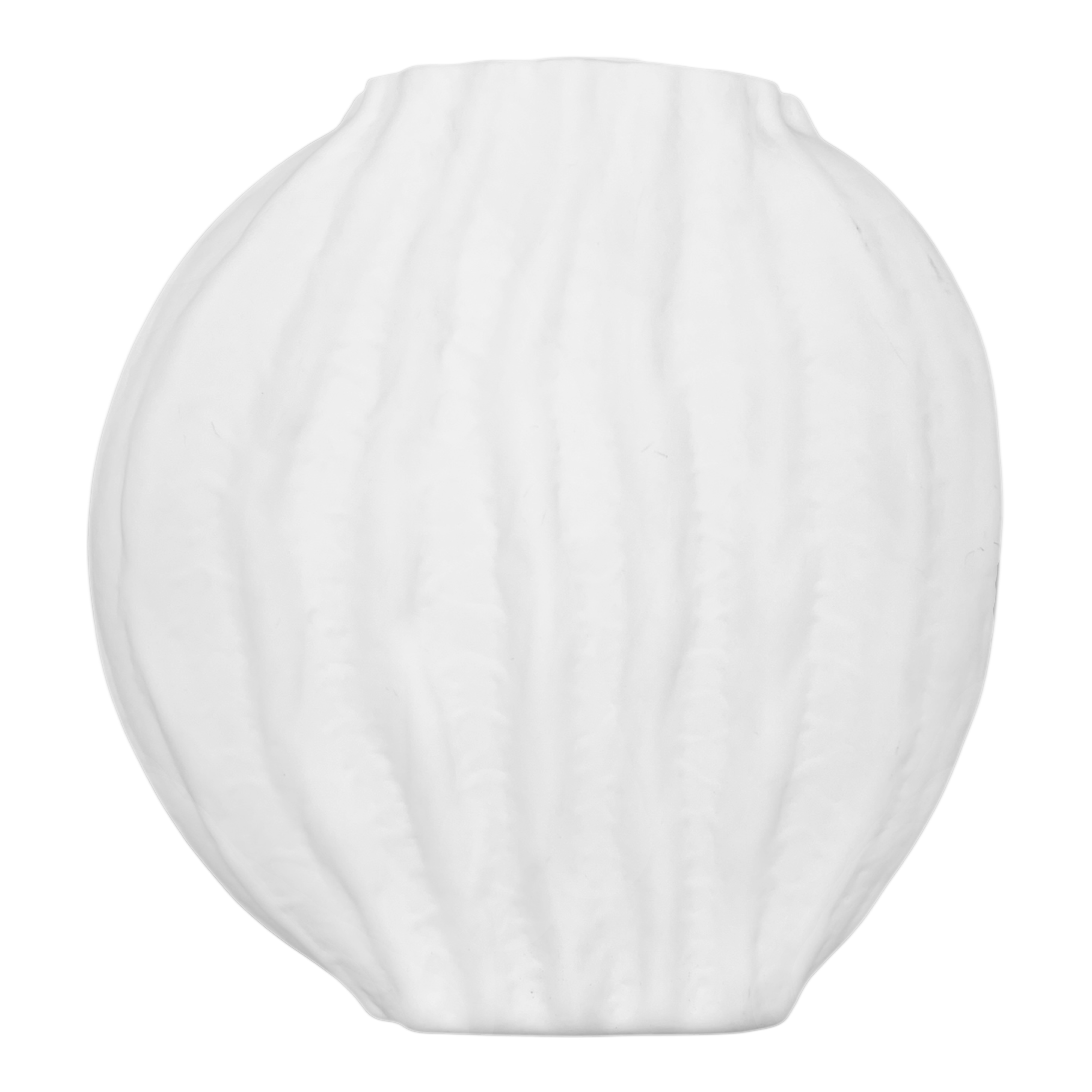 Tidal Glass Vase Large 25x8.5x27cm Cream