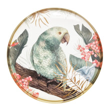 Load image into Gallery viewer, Tropical Round Serving Tray Medium 25x2.5cm Gold
