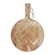 Load image into Gallery viewer, Tyrone Serving Board Round 50x34cm Natural