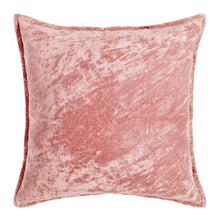Load image into Gallery viewer, Veronica Cotton Velvet Cushion 50x50cm Blush