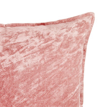 Load image into Gallery viewer, Veronica Cotton Velvet Cushion 50x50cm Blush
